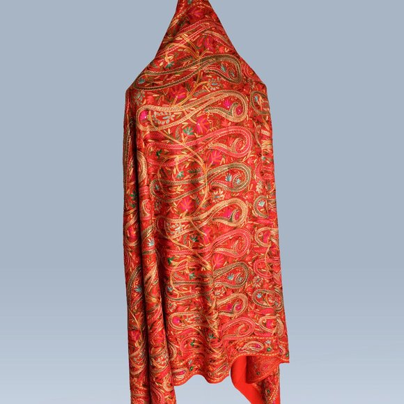 Warm and cozy scarf | evening shoulder wrap, Travel and wedding wrap, Pashmina - Picture 3 of 8